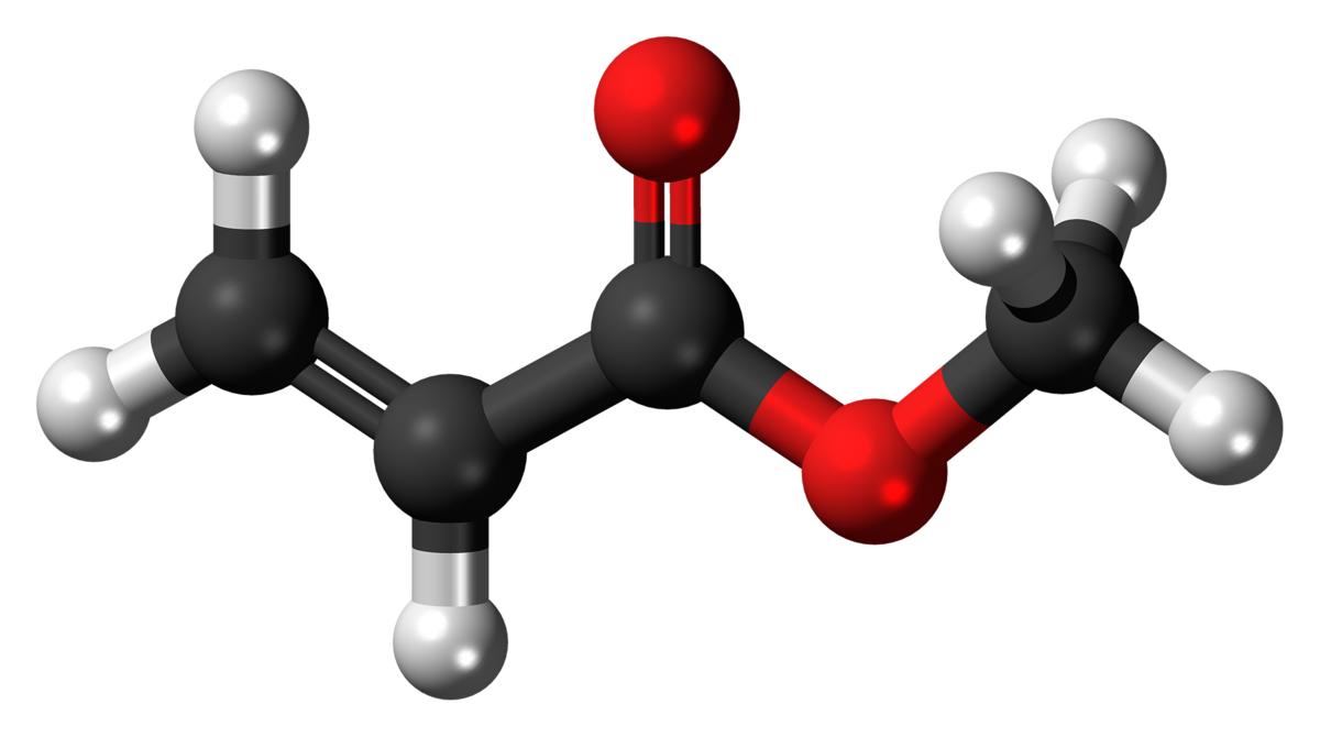 Công thức hóa học của Metyl acrylat