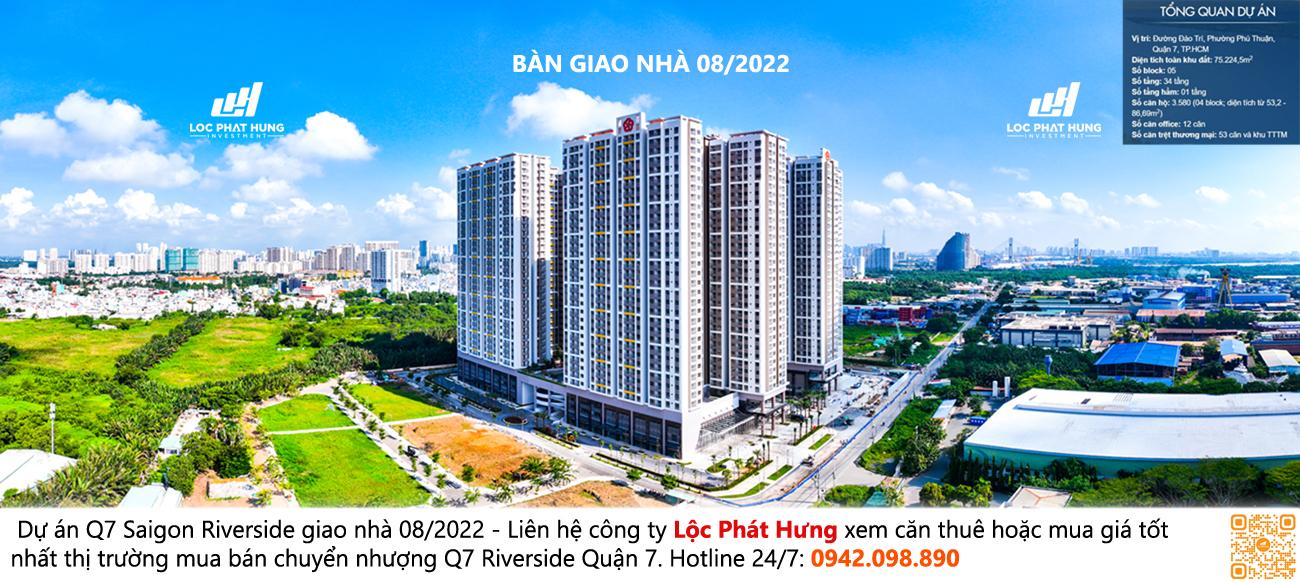 Toàn cảnh về đêm dự án Q7 Saigon Riverside Complex Hưng Thịnh Quận 7