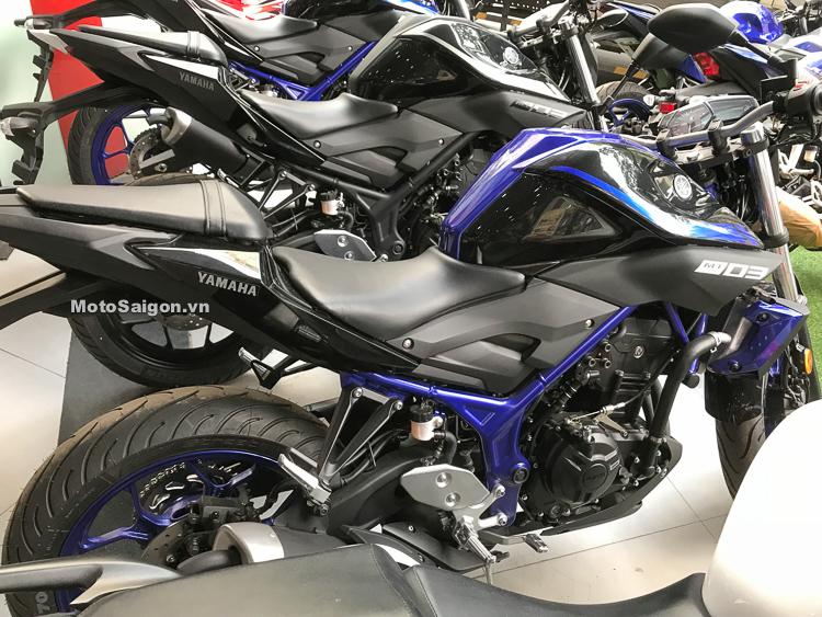 Yamaha MT-03 xanh GP 2018 bất ngờ xuất hiện tại cửa hàng tư nhân