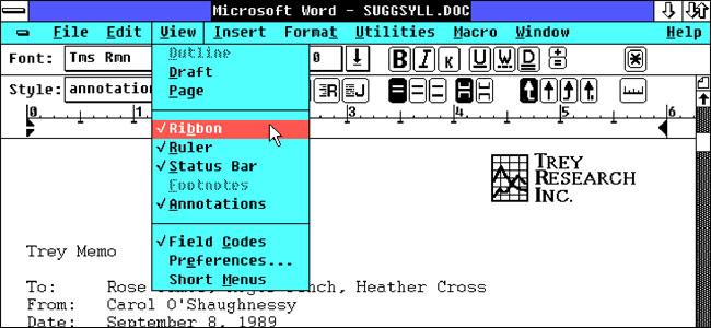 Các trình xử lý văn bản hiện đại hỗ trợ cả định dạng DOC và DOCX