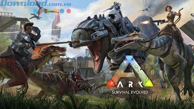 ARK: Survival Evolved for Android có hơn 80 loài khủng long và các sinh vật nguyên sinh