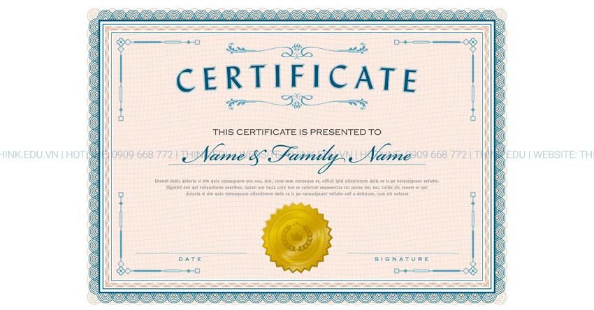 Certificate là gì? Certificate khác gì với Certification?