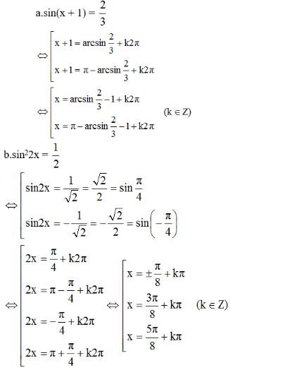 Hàm số lượng giác và phương trình lượng giác