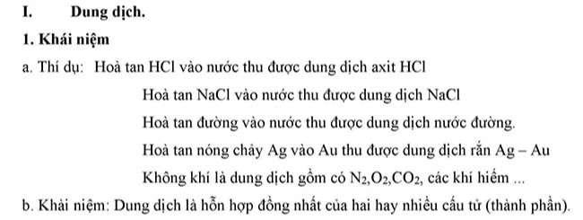 Dung dịch