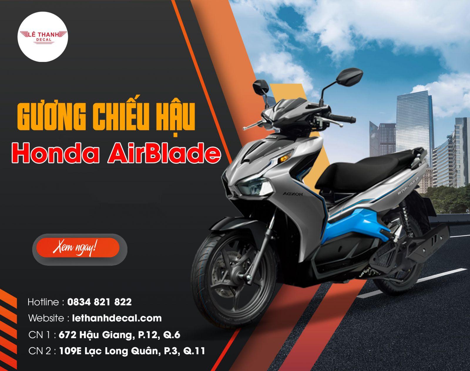 TOP 10 mẫu gương chiếu hậu xe AirBlade đẹp nhất 2024