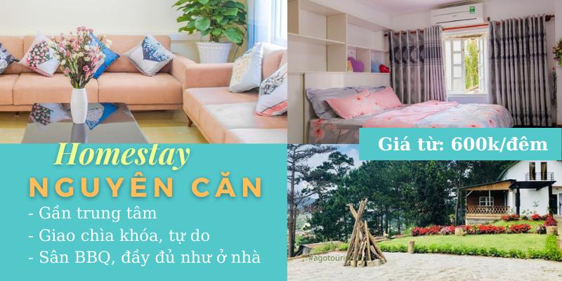 Homestay nguyên căn ở Đà Lạt