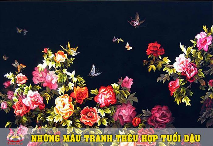 Những mẫu tranh thêu hợp tuổi Dậu