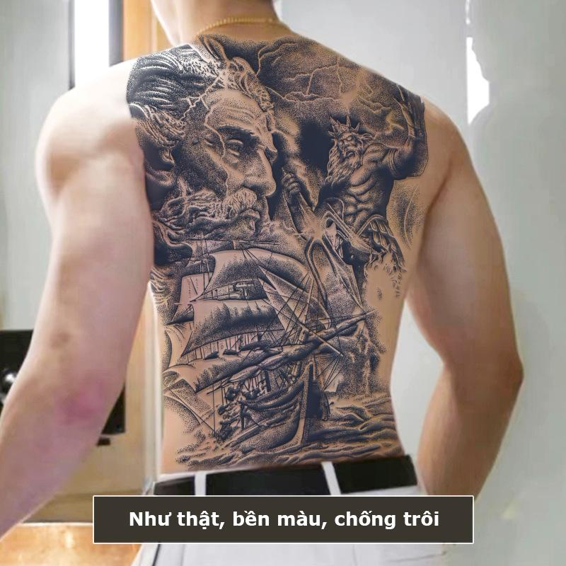 Hình xăm thảo dược Full lưng - BD-002
