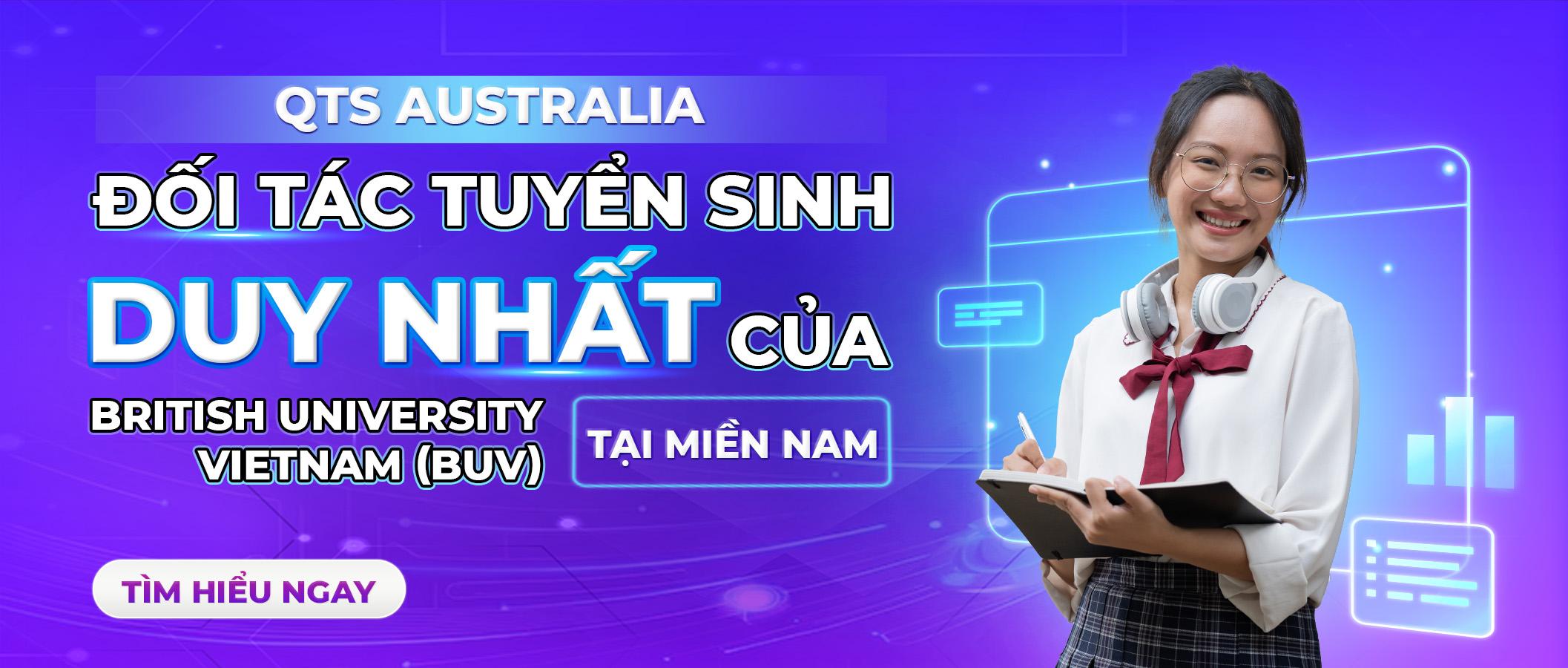 Lộ trình chuyển tiếp đại học BUV