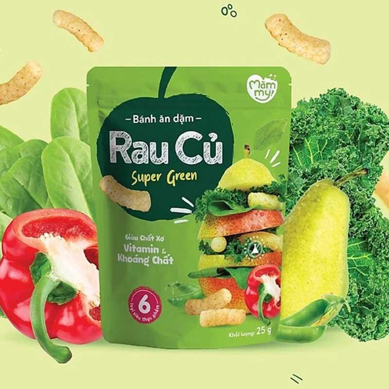 Bánh ăn dặm trẻ em Mămmy 25gr (6M+)