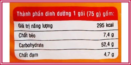 Thùng bún giò heo Hằng Nga 75g giá sỉ (30 gói)