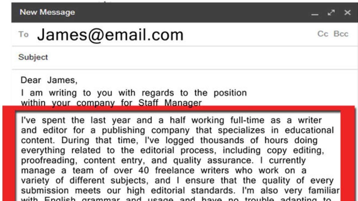 Tầm quan trọng của việc gửi CV qua email