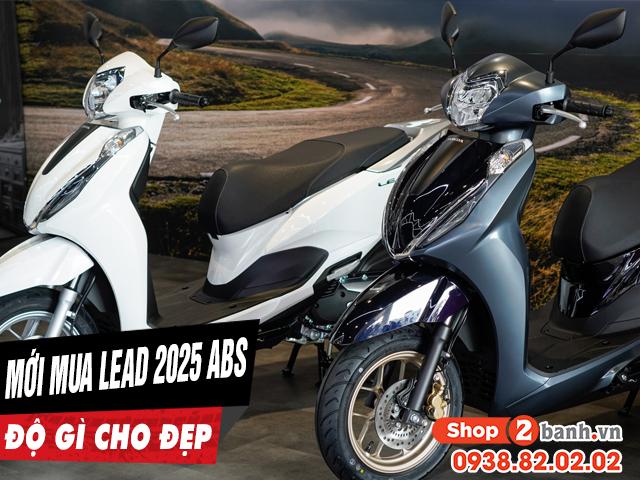 Xe Lead 2025 ABS mới mua nên độ gì cho đẹp?