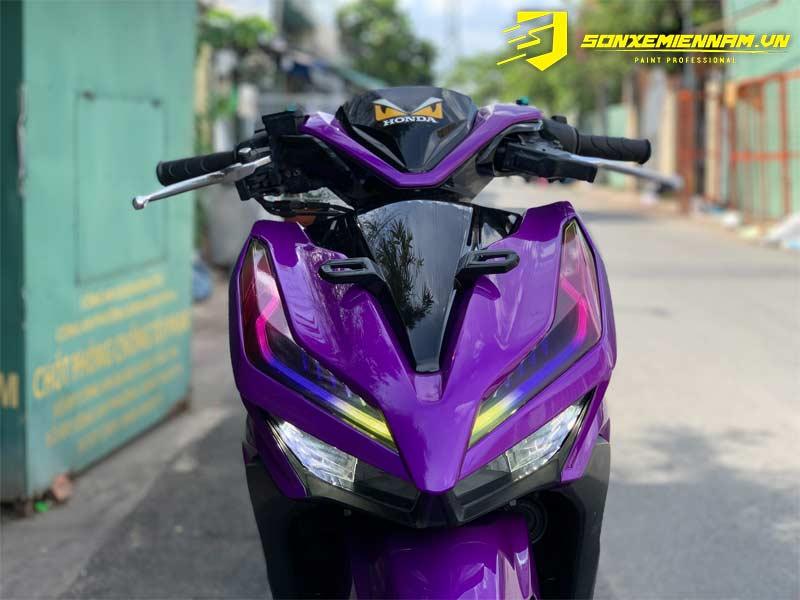 Sơn Xe Vario Màu Tím Titan Ánh Hồng Chất Lượng, Mới Nhất 2025