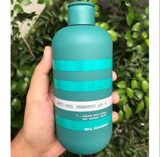 Dầu Gội Xanh Elgon Khử Ánh Cam Đỏ cho tóc màu rêu