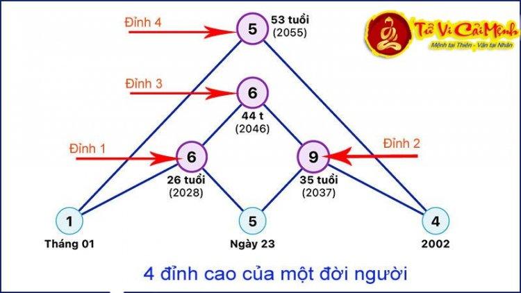 4 Đỉnh Cao Của Một Đời Người Thông Qua Thần Số Học