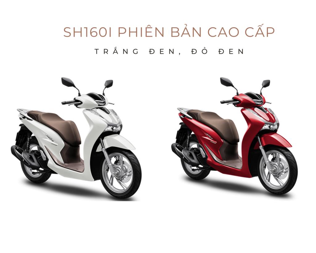 Honda SH 160i ABS – Bản Cao cấp màu Trắng Đỏ