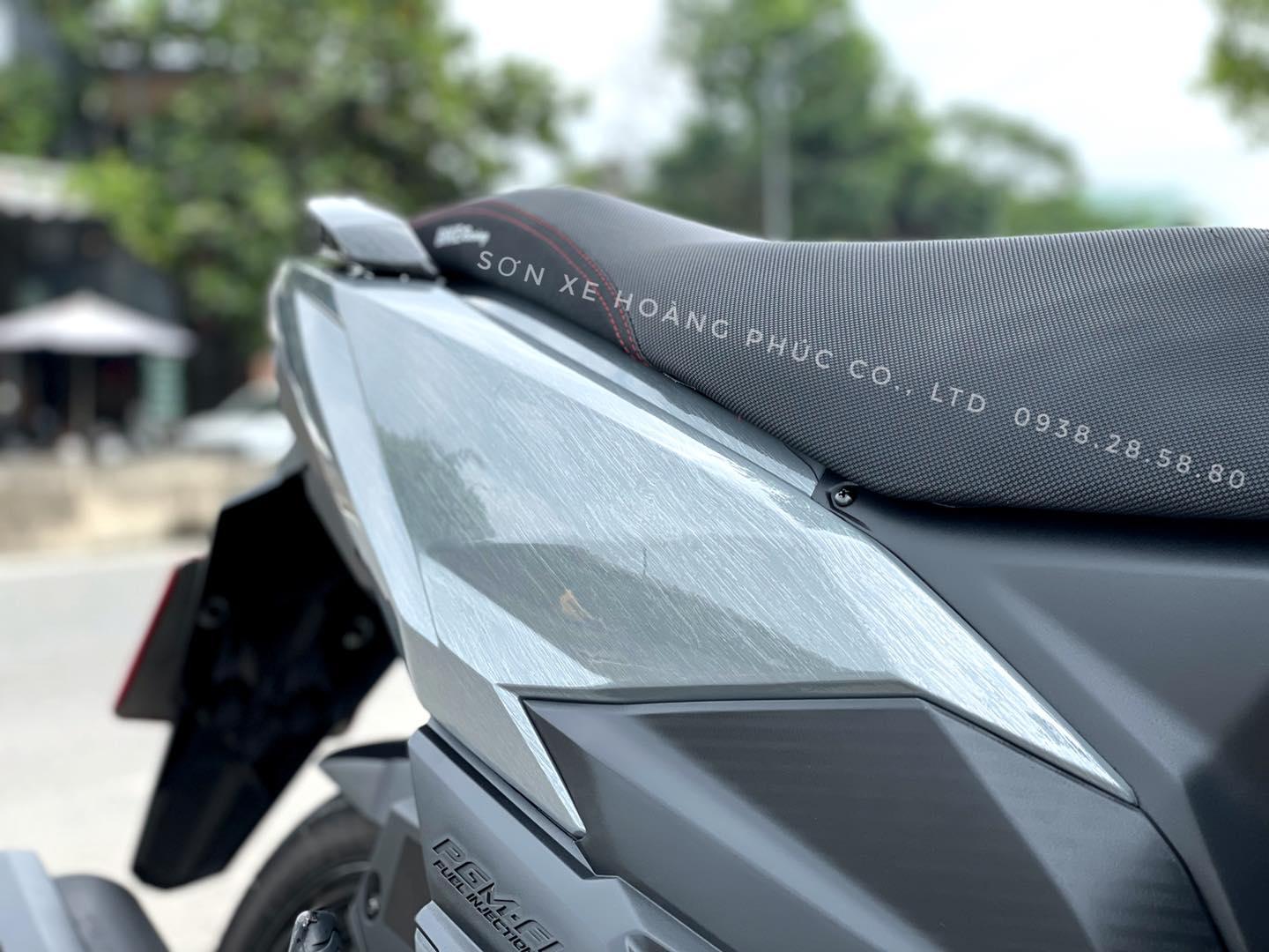 VARIO MÀU XANH XI MĂNG CARBON VÂN XƯỚC